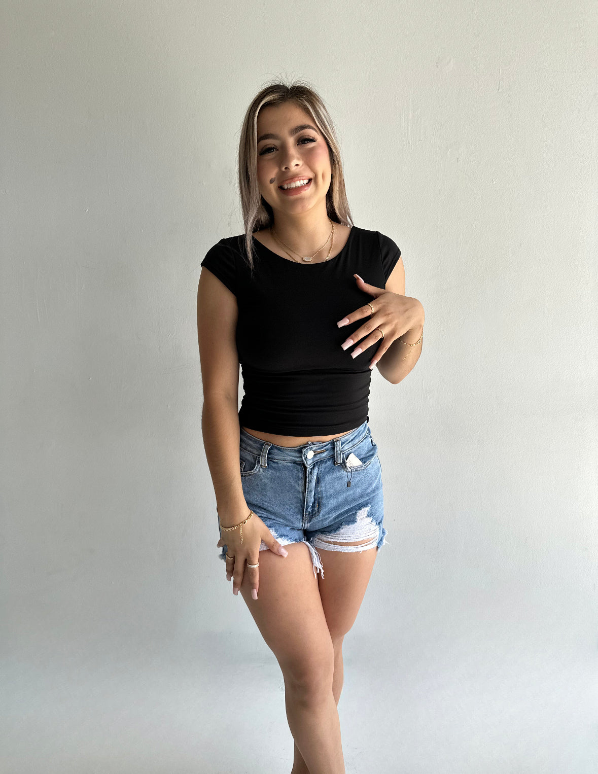 Josie Black Top