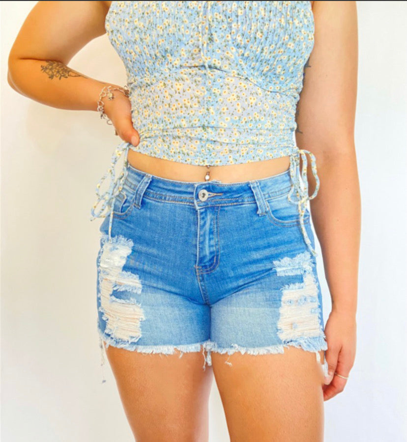 Sienna denim shorts