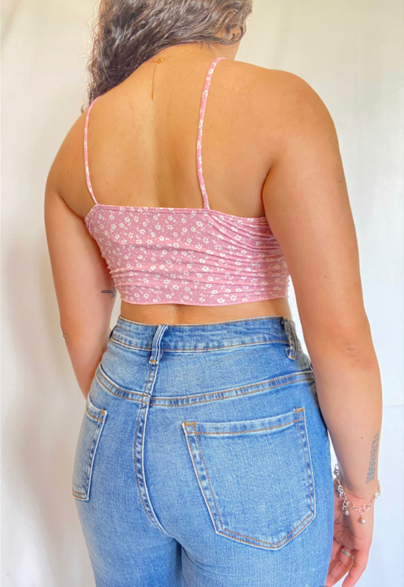 Adora banana crop top